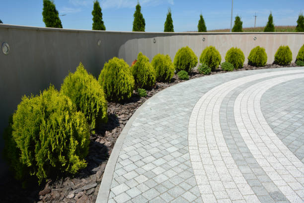 Residential Paver Driveway in Woodside, CA
